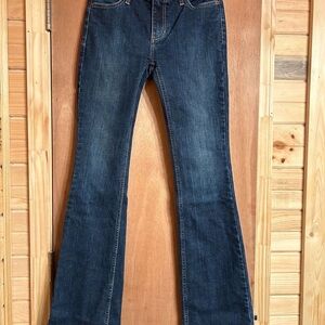 Kimes Ranch Dark Blue Flare Jeans